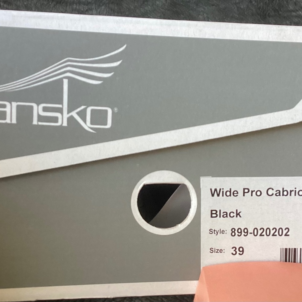 Black Dansko Brand New Pro Cabrio 39 Wide